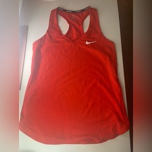 Red Nike tank top